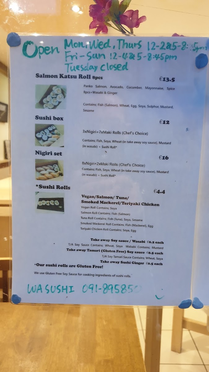 Menu Wa Sushi (Wa Cafe) わ鮨-9