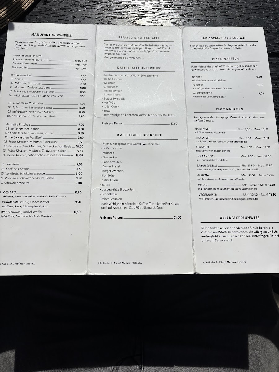 Menu Waffelhaus Zum Bergischen Löwen-2
