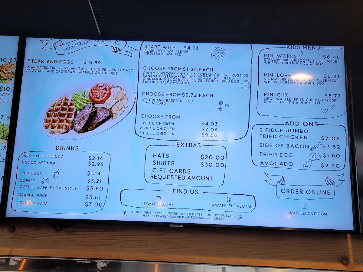 Menu Waffle Love - Draper-6