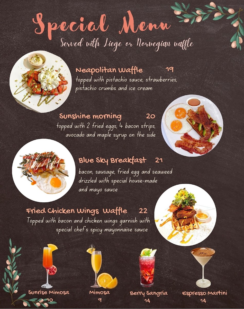 Menu Waffleland Café-8
