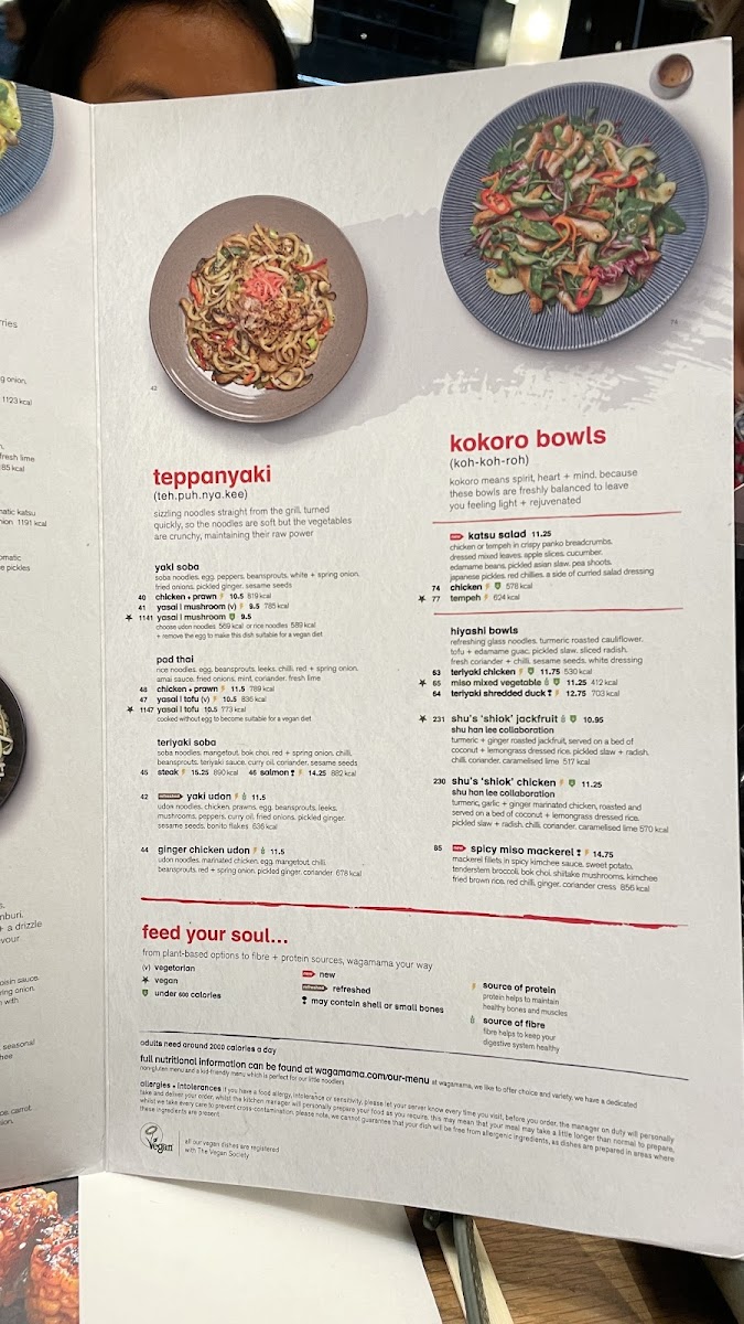 Menu Wagamama Islington-1