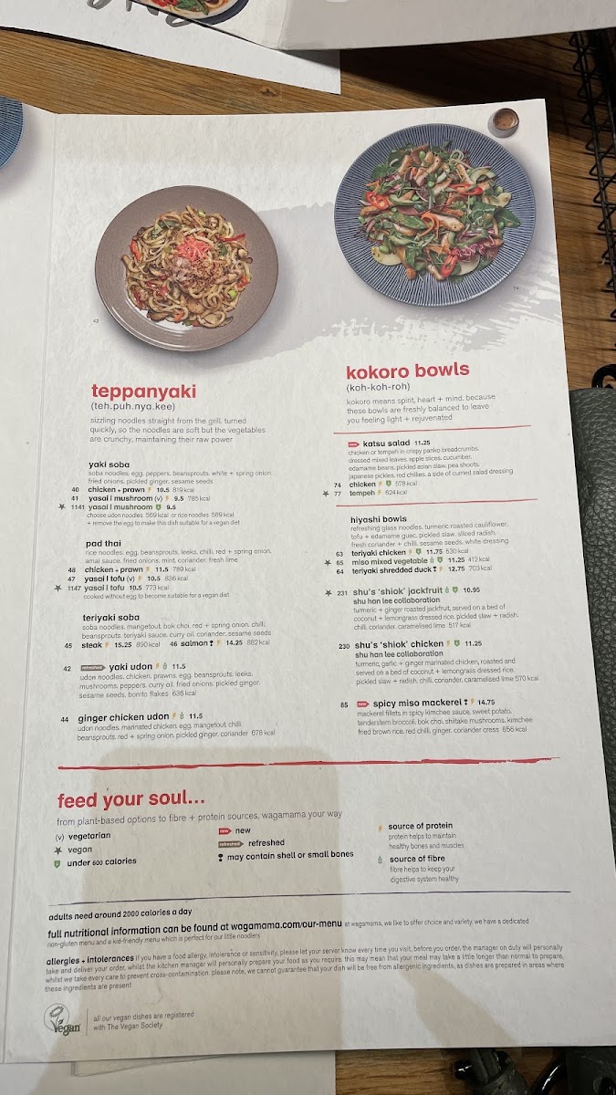 Menu Wagamama Islington-3