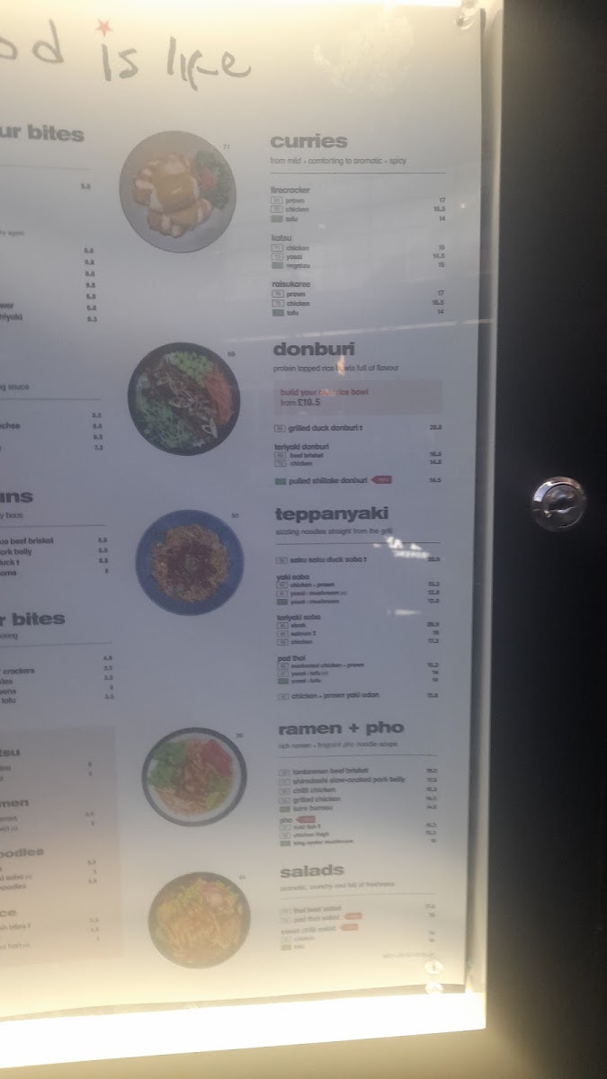 Menu Wagamama Islington-7