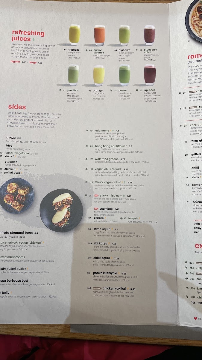 Menu Wagamama Islington-8