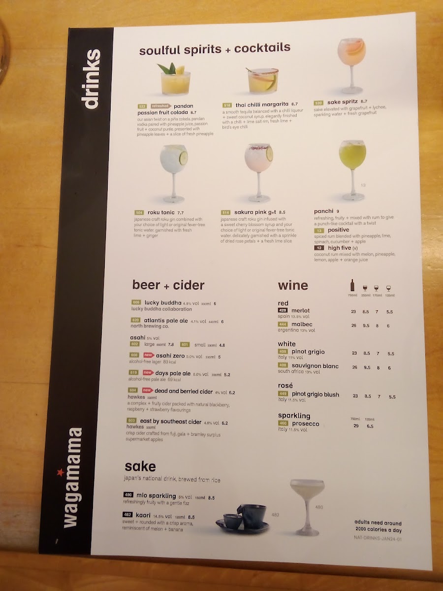 Menu Wagamama Kensington-2