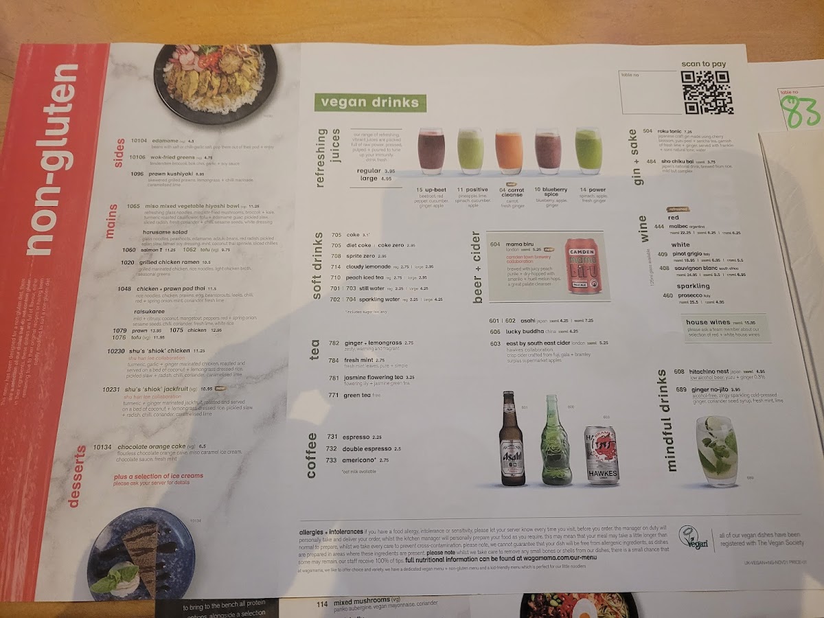 Menu Wagamama Kensington-5