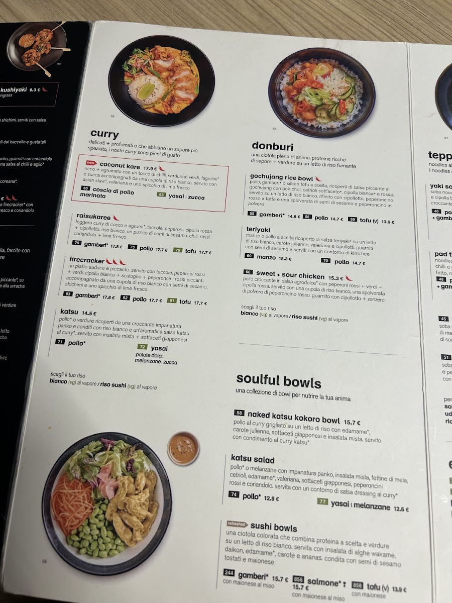 Menu Wagamama -Milano Merlata Bloom-1