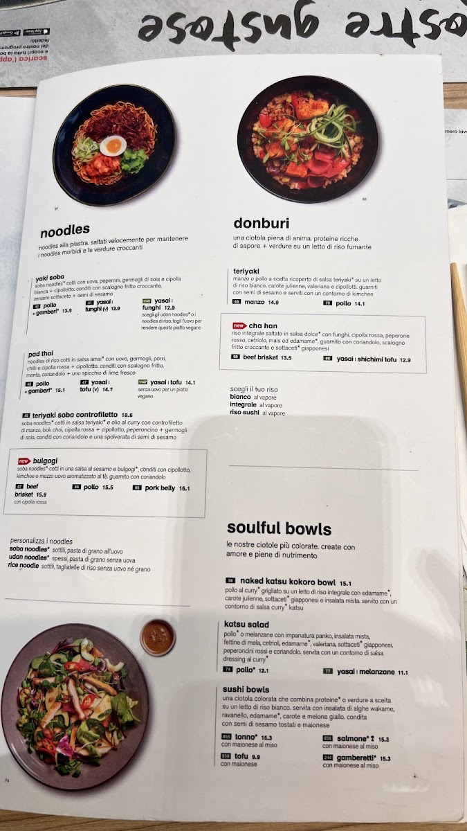 Menu Wagamama -Milano Merlata Bloom-4