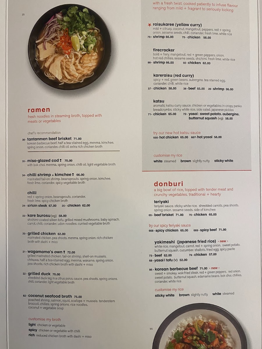 Menu Wagamama Motor City-2
