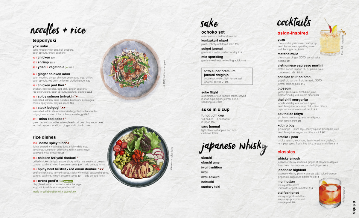 Menu Wagamama, Nomad, New York-2