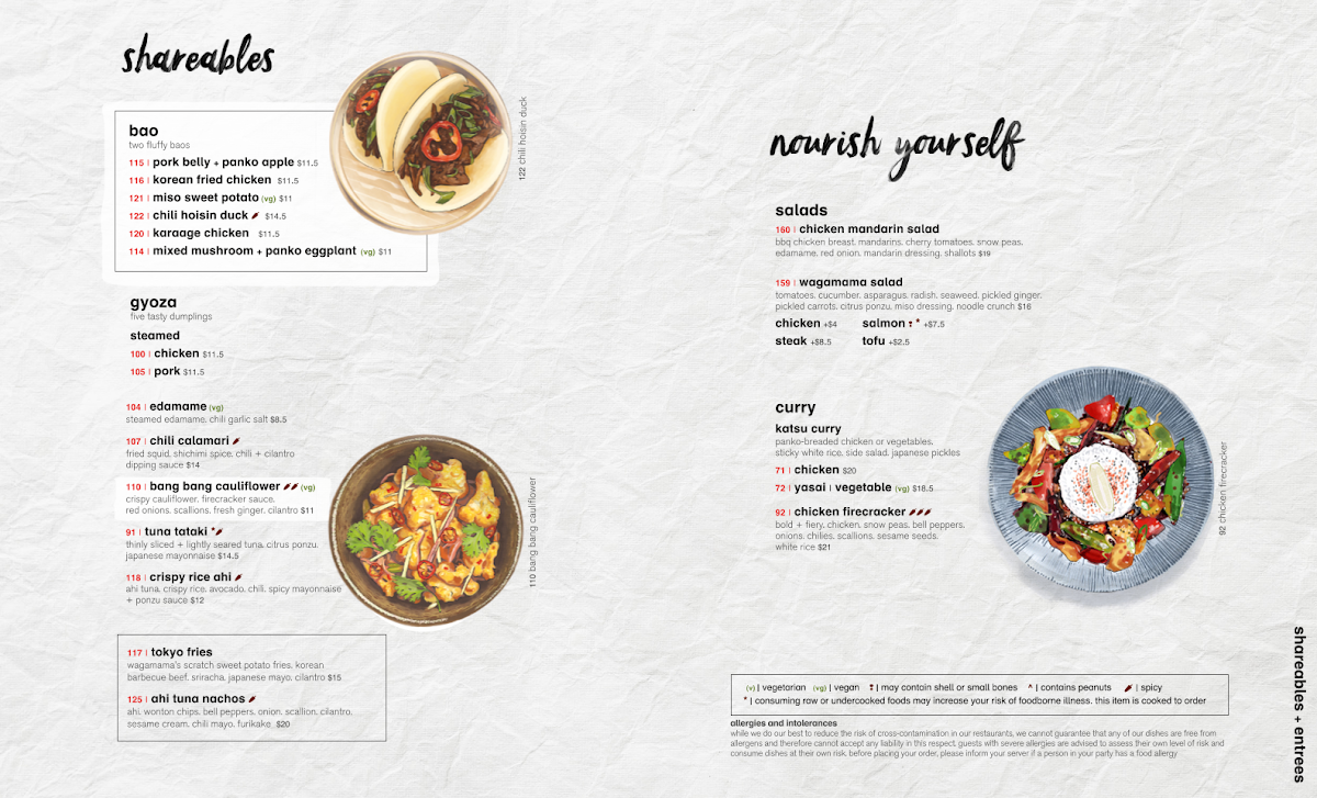 Menu Wagamama, Nomad, New York-3