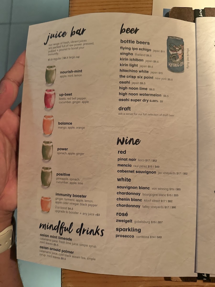 Menu Wagamama, Nomad, New York-8