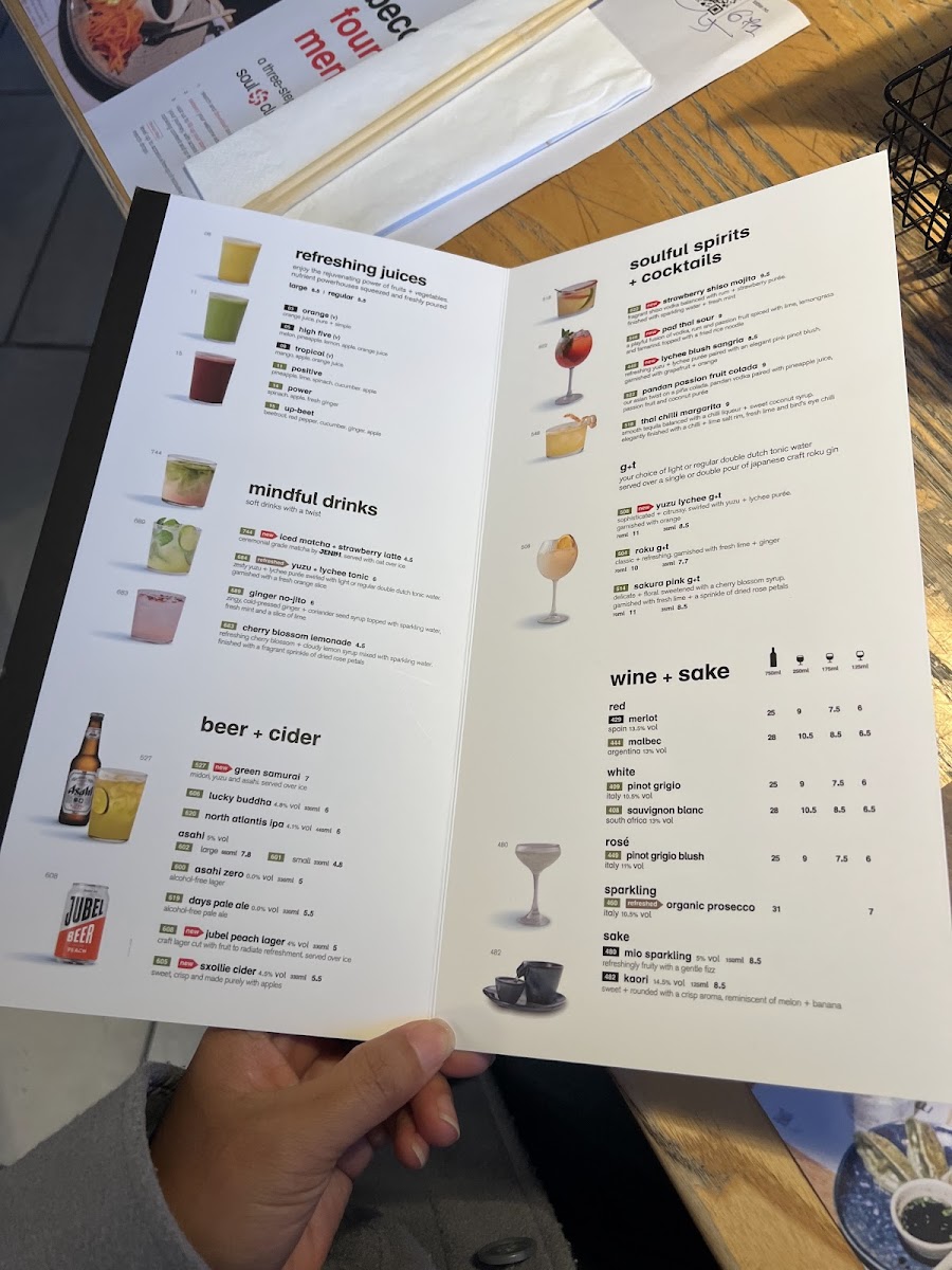 Menu Wagamama North Greenwich O2-6