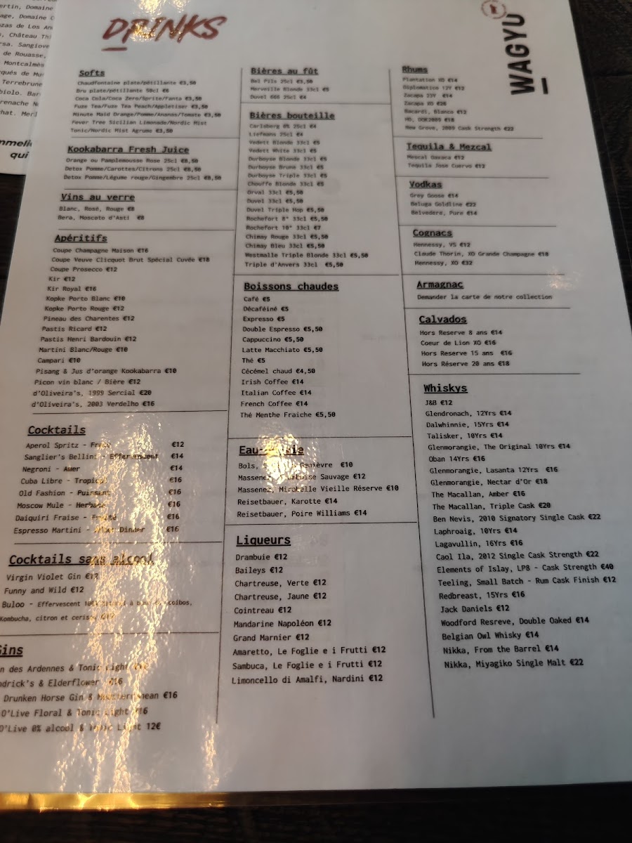 Menu Wagyu-10
