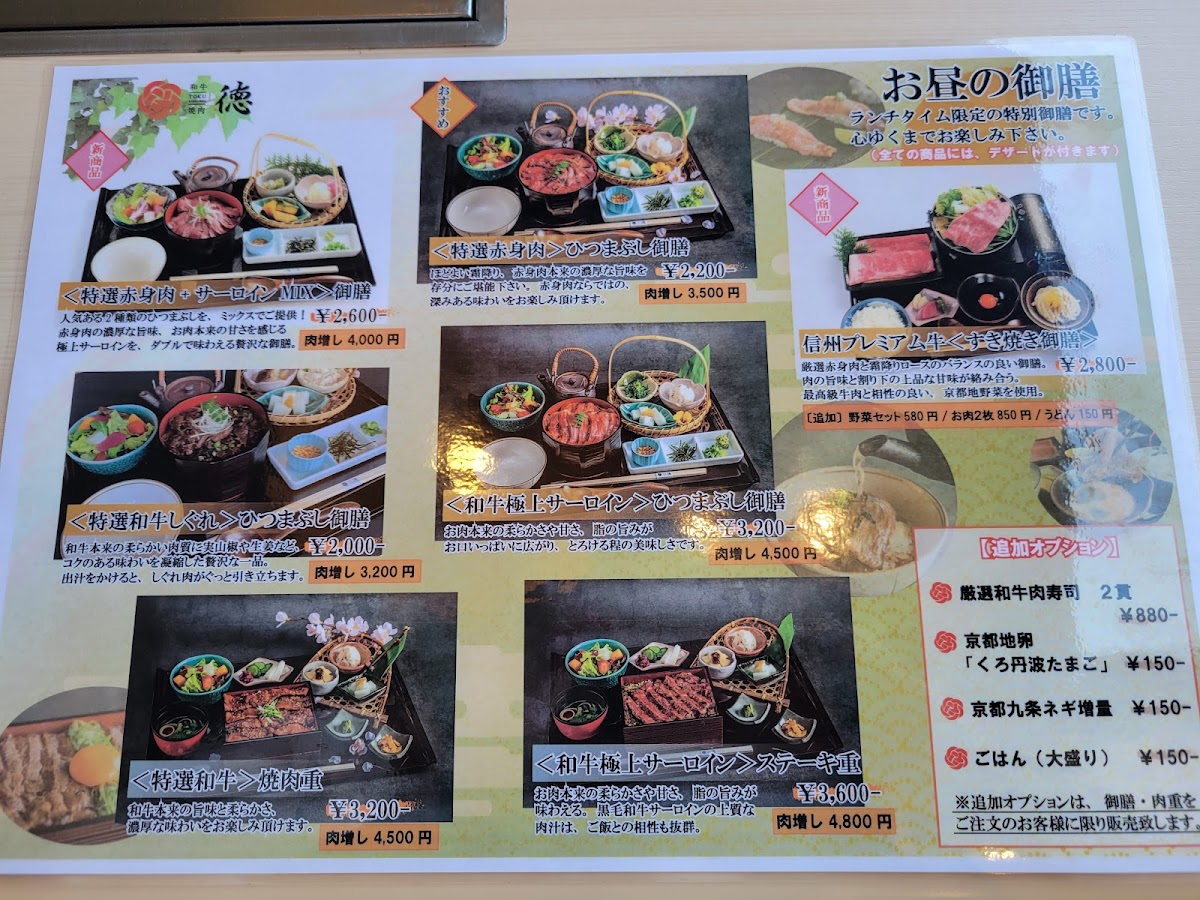 Menu Wagyuyakiniku Toku-10