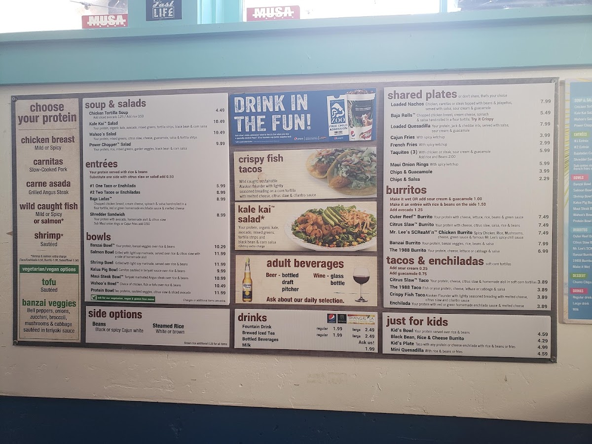 Menu Wahoo's Fish Taco-4