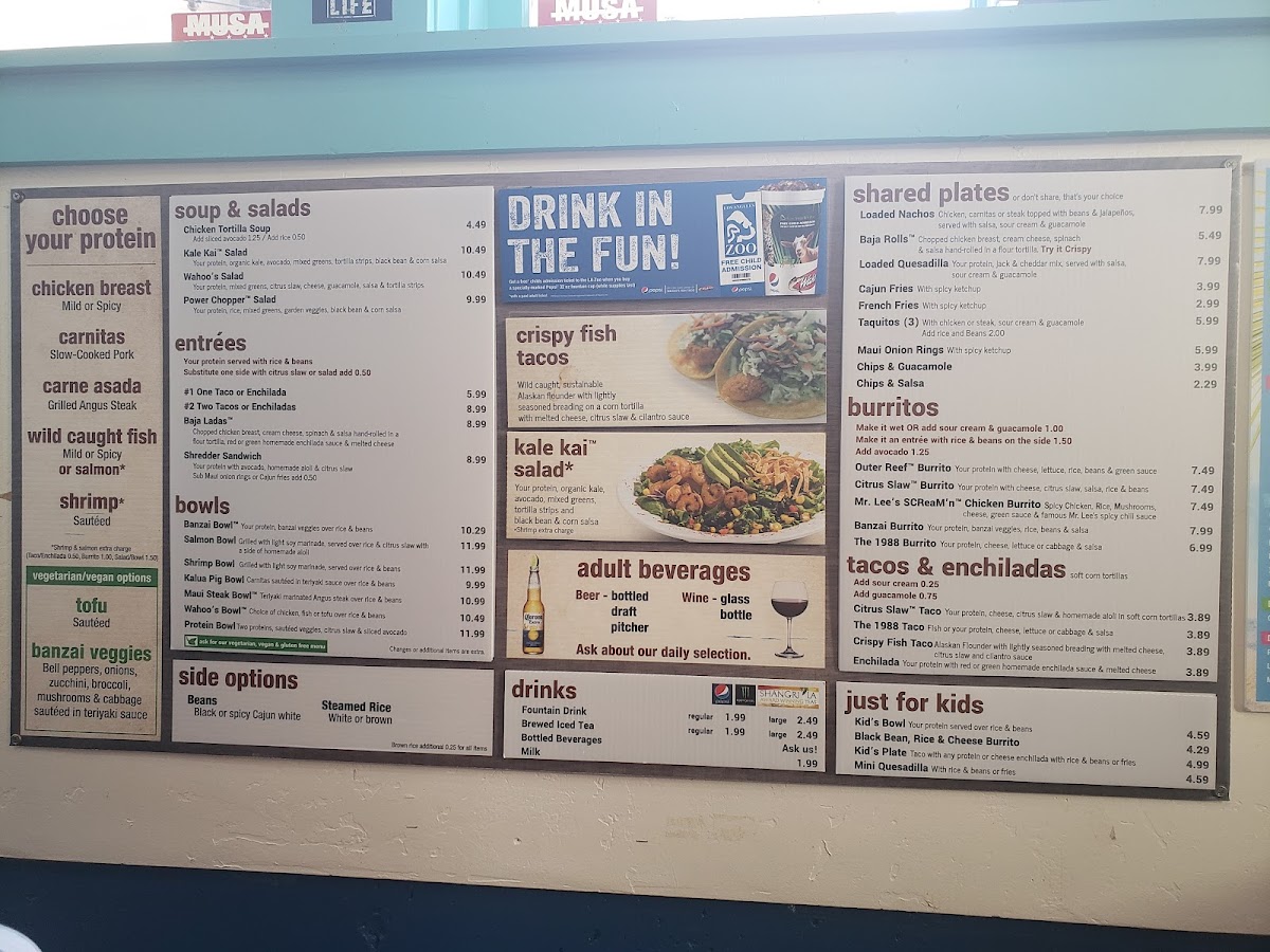 Menu Wahoo's Fish Taco-5