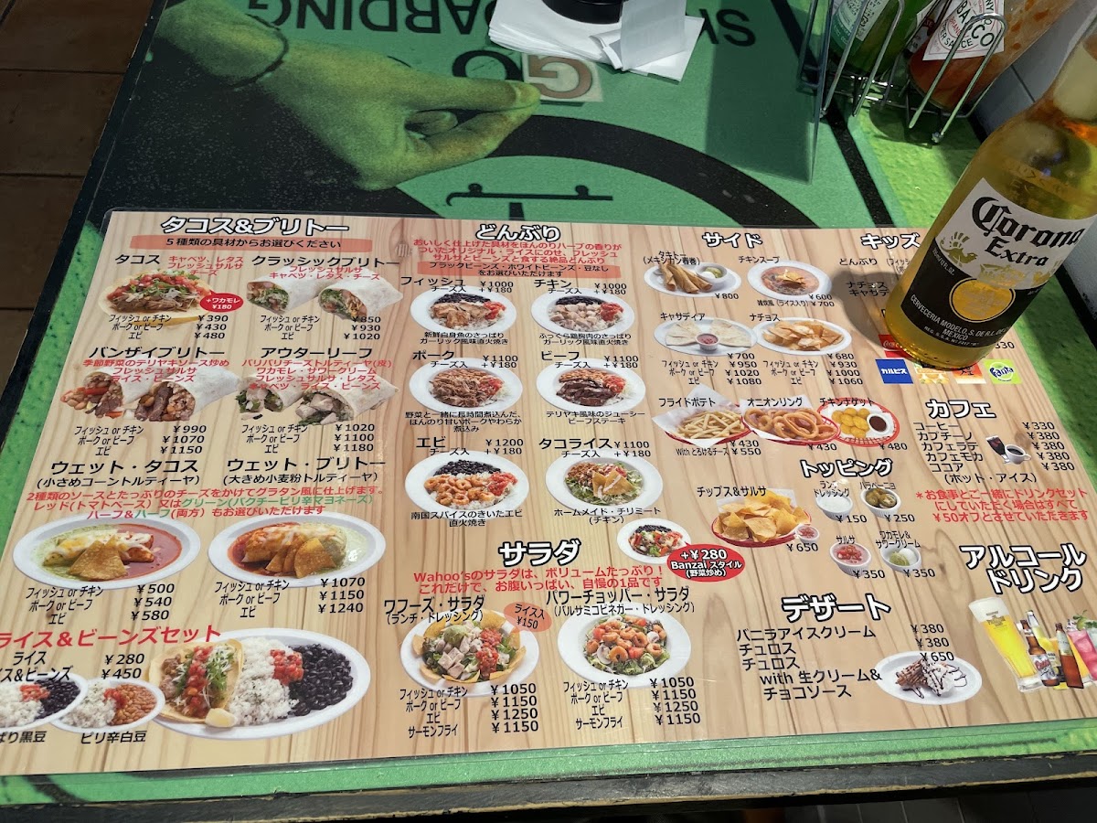 Menu Wahoo’S Tacos & More-4