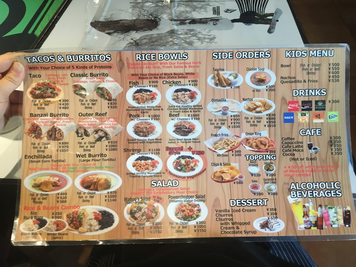 Menu Wahoo’S Tacos & More-5