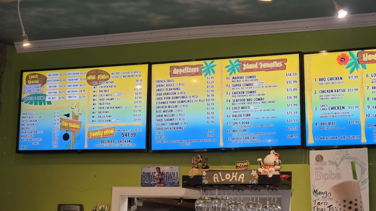 Menu Waikikie Hawaiian Bbq-3