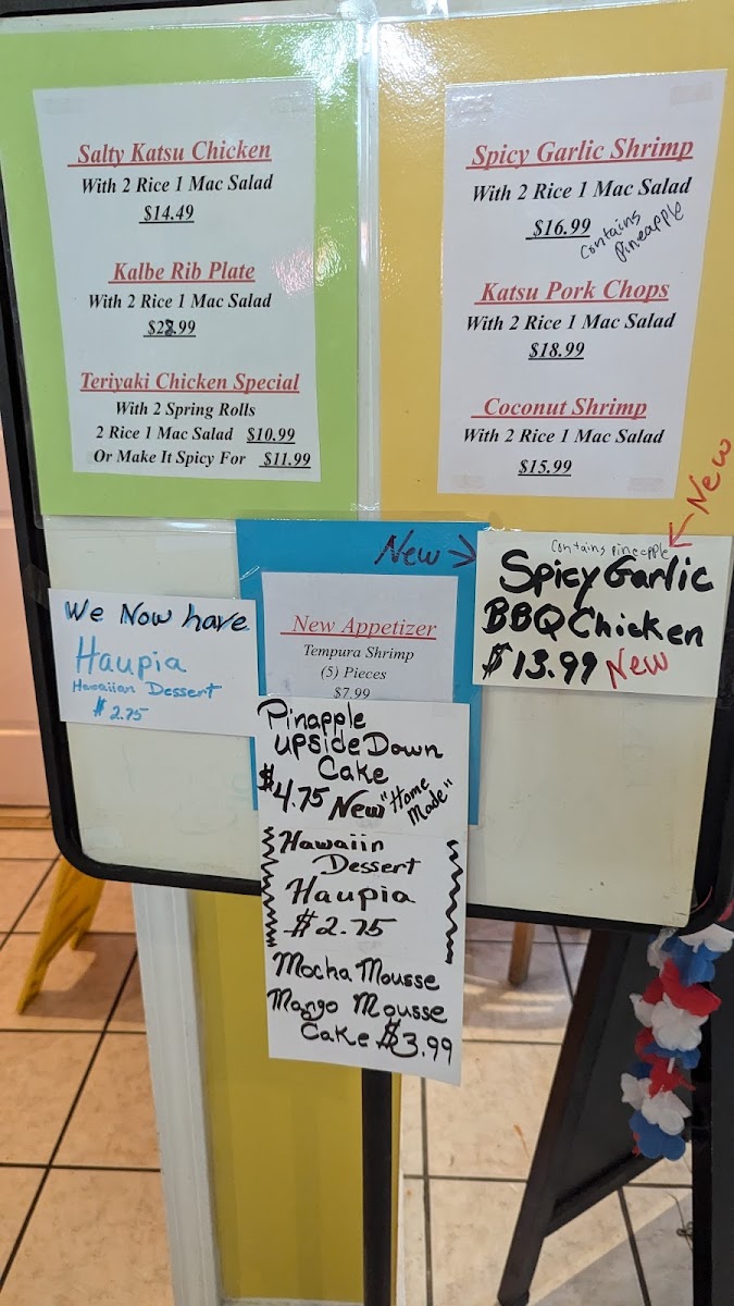 Menu Waikikie Hawaiian Bbq-4