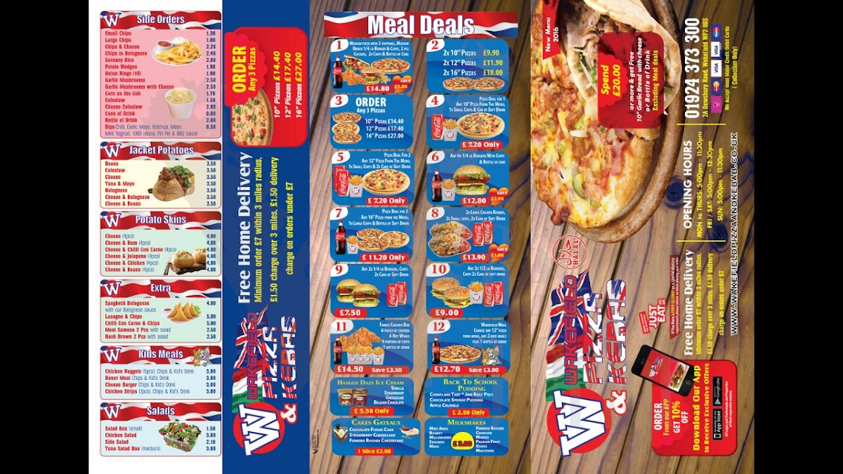 Menu Wakefield Pizza Kebab-2