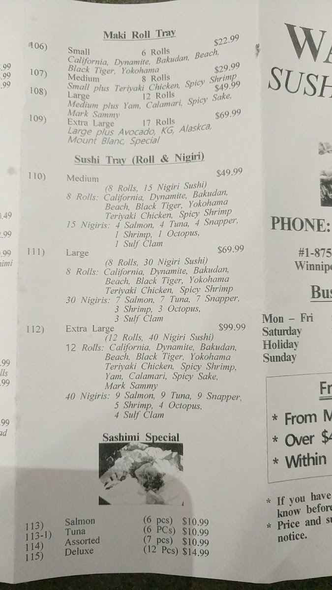 Menu Wako Sushi Cafe-8