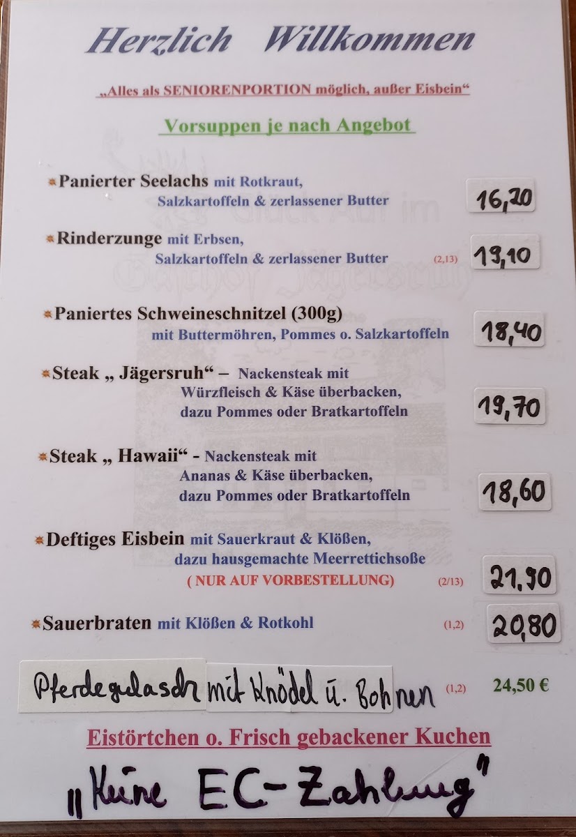 Menu Waldgasthof Jägersruh-1