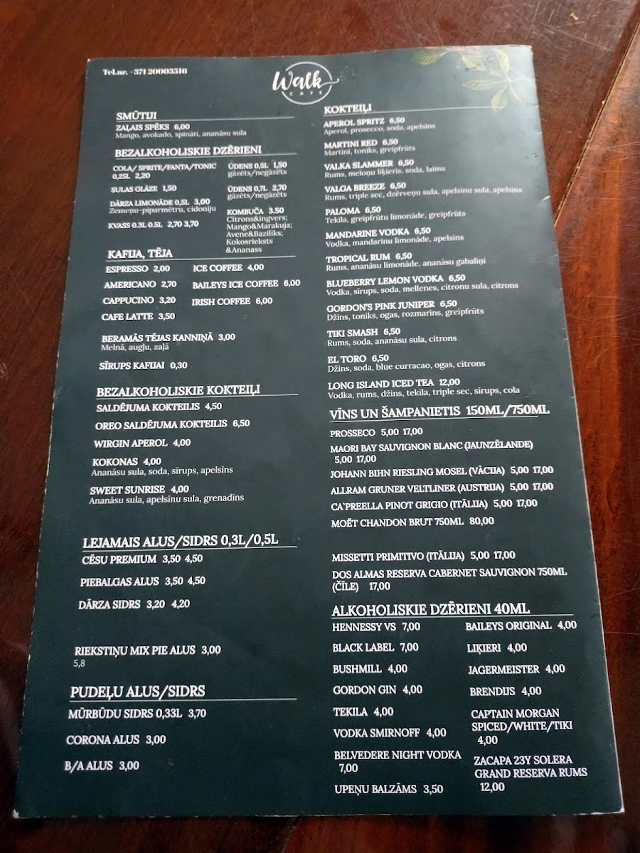 Menu Walk Cafe-4