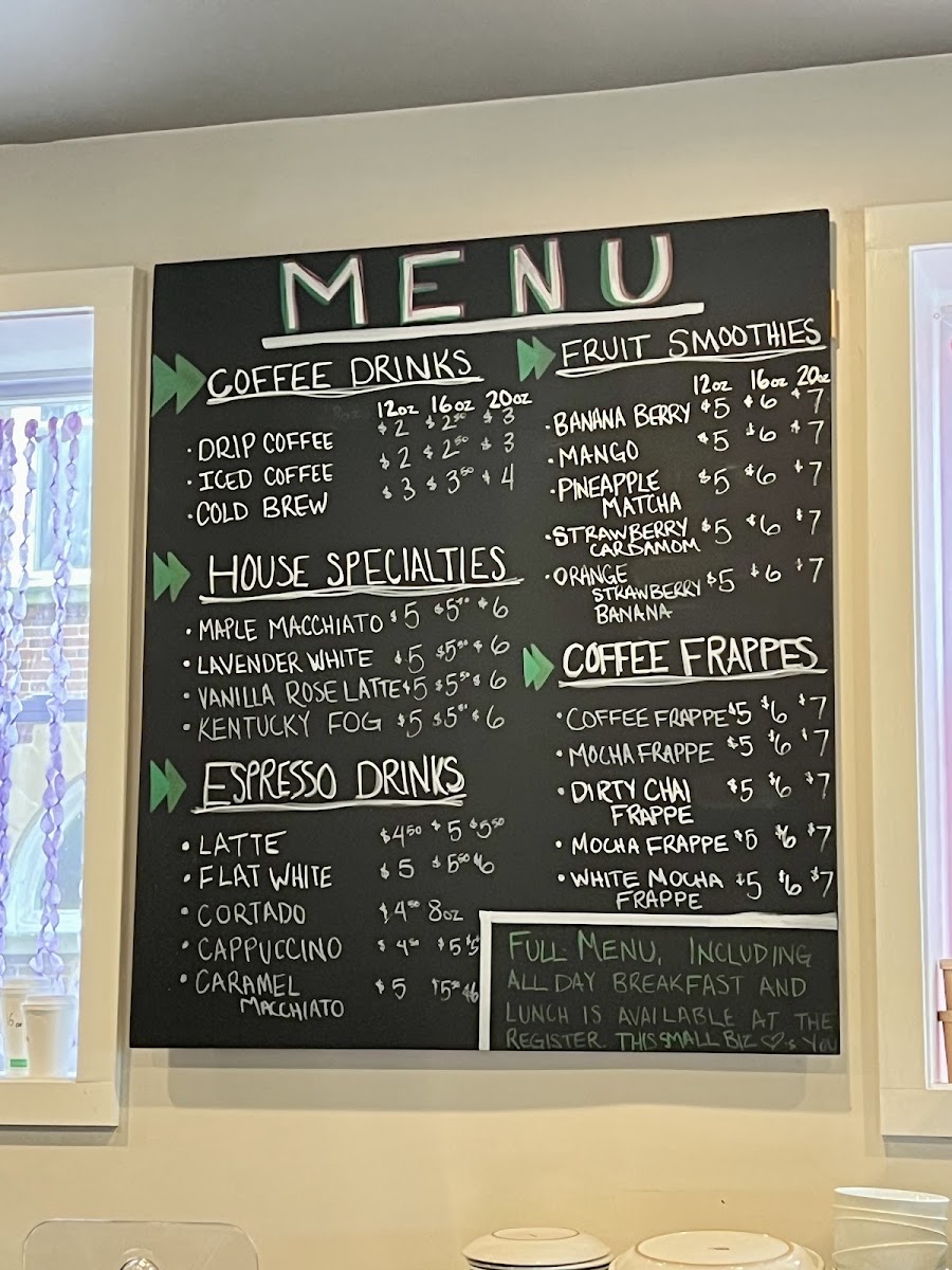 Menu Wall Street Coffee Company-2
