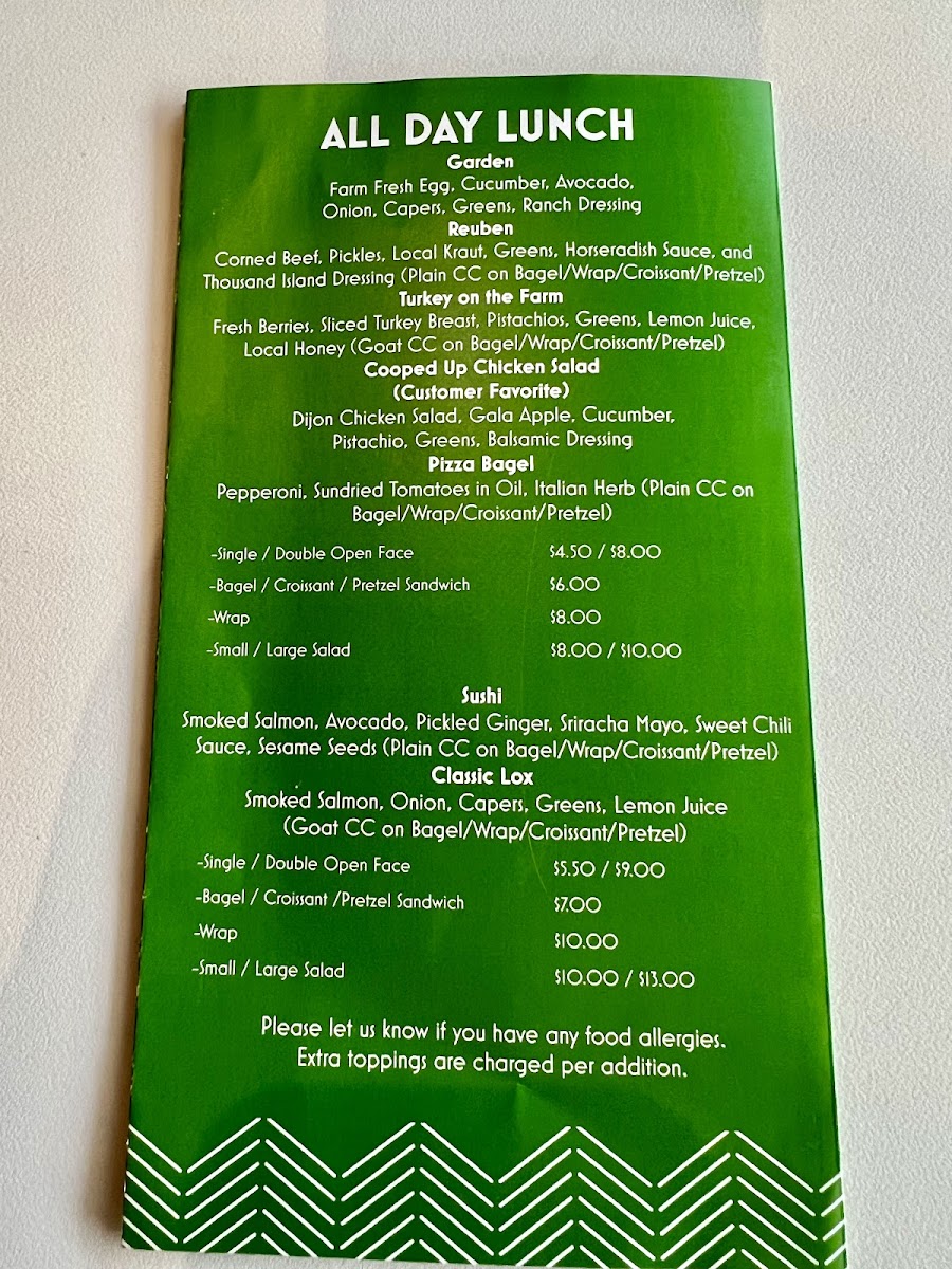 Menu Wall Street Coffee Company-3