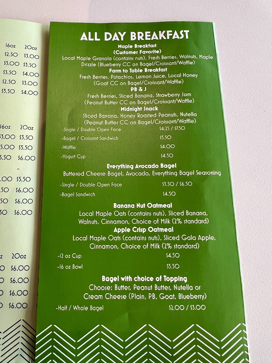 Menu Wall Street Coffee Company-6