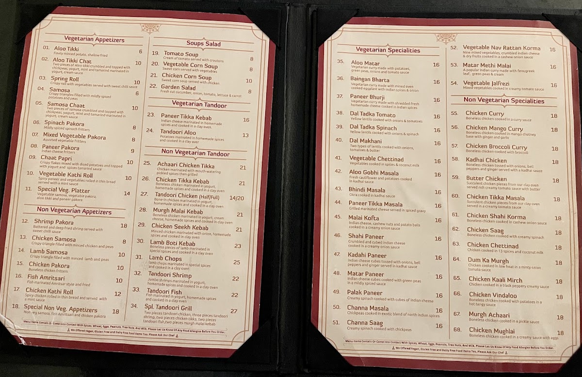 Menu Walla Walla Indian Cuisine-2