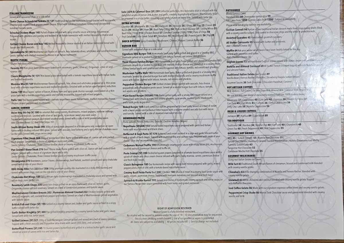 Menu Walnut Grove-7