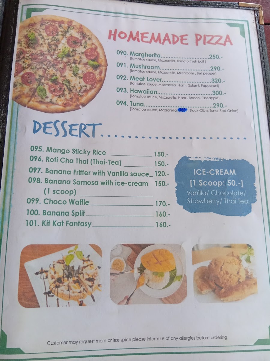 Menu Wang Sai Beach Bar-5