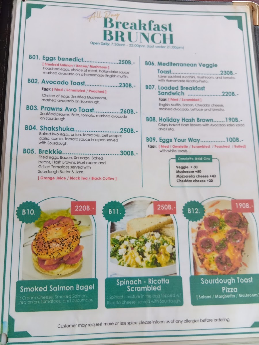 Menu Wang Sai Beach Bar-7
