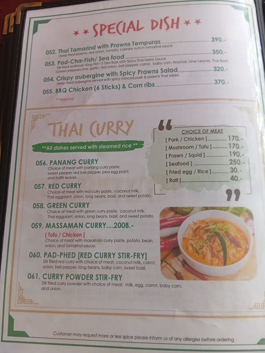 Menu Wang Sai Beach Bar-8