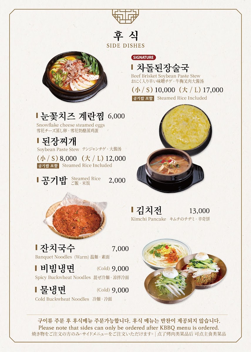 Menu Wangbijip (Jongno Branch)-4