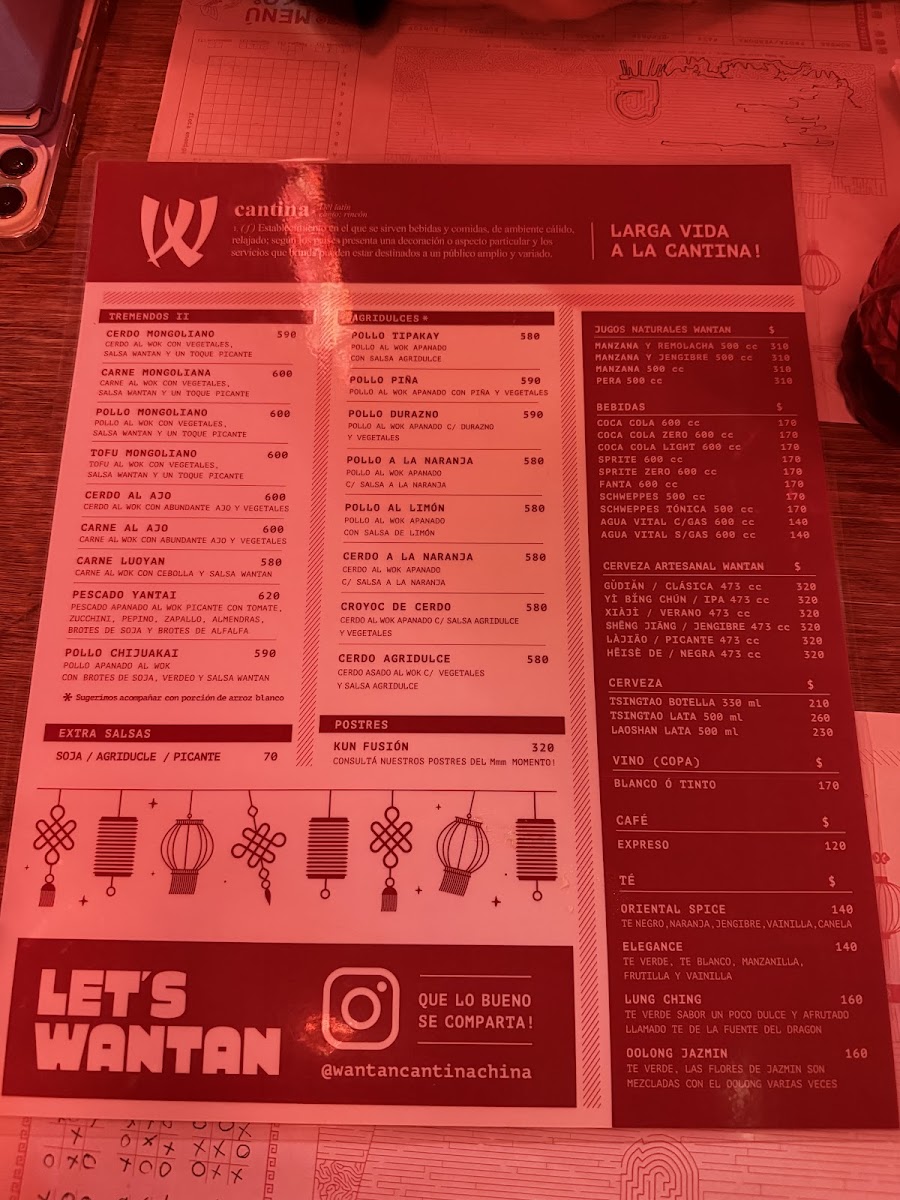 Menu Wantan Punta Carretas-1