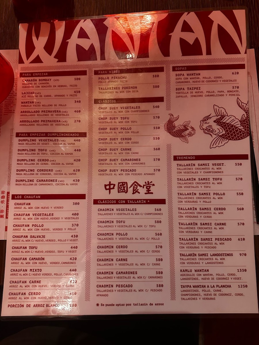 Menu Wantan Punta Carretas-8