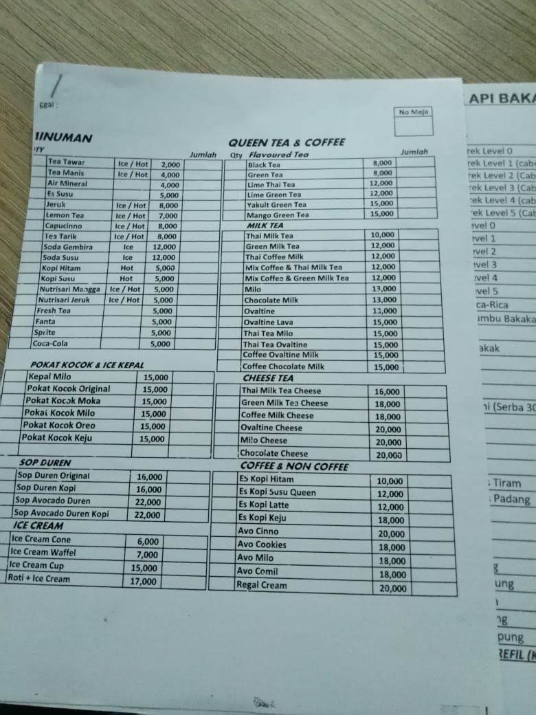 Menu Warciban & Droom Cafe-4