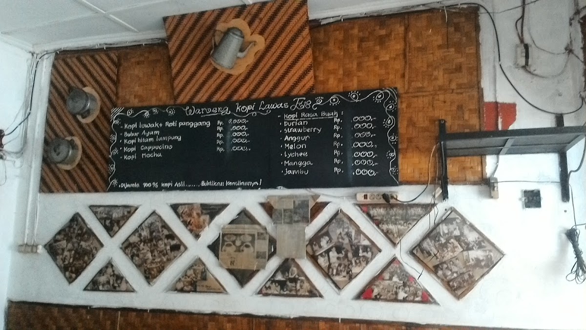 Menu Waroeng Kopi Lawas E-18-4