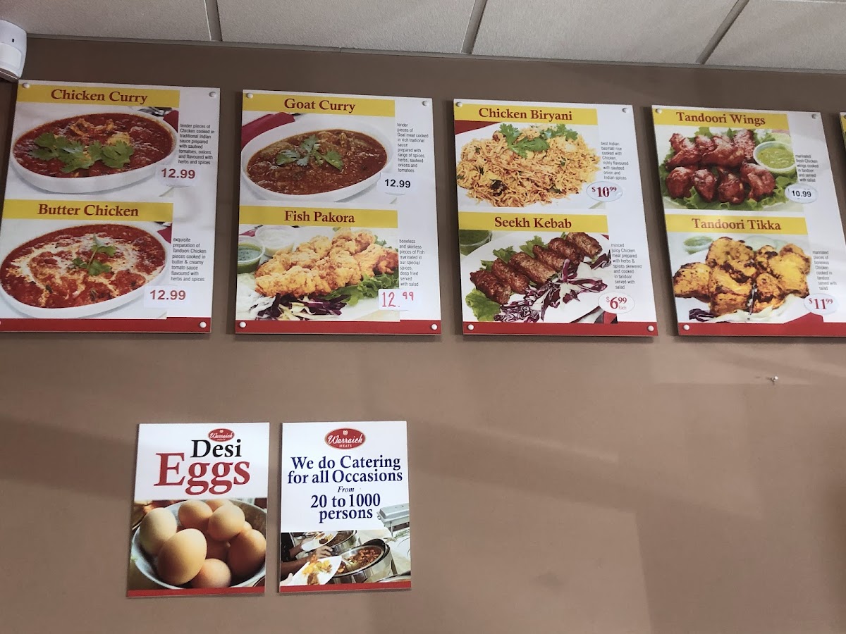 Menu Warraich Meats Restaurant And Take Out-4