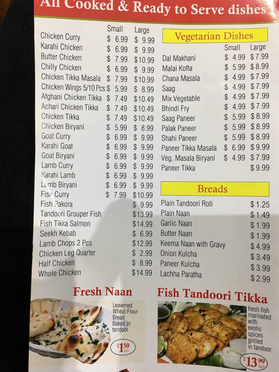 Menu Warraich Meats Restaurant And Take Out-6