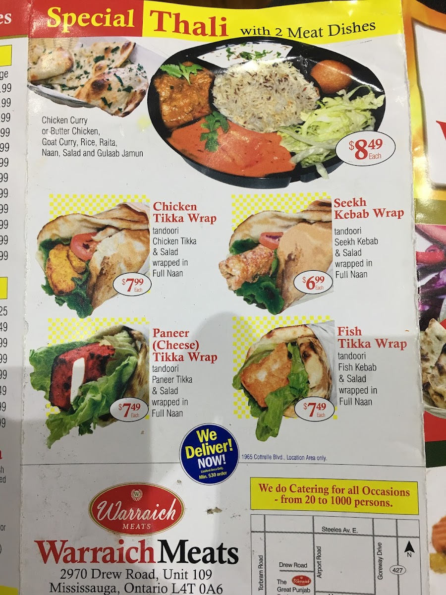 Menu Warraich Meats Restaurant And Take Out-7