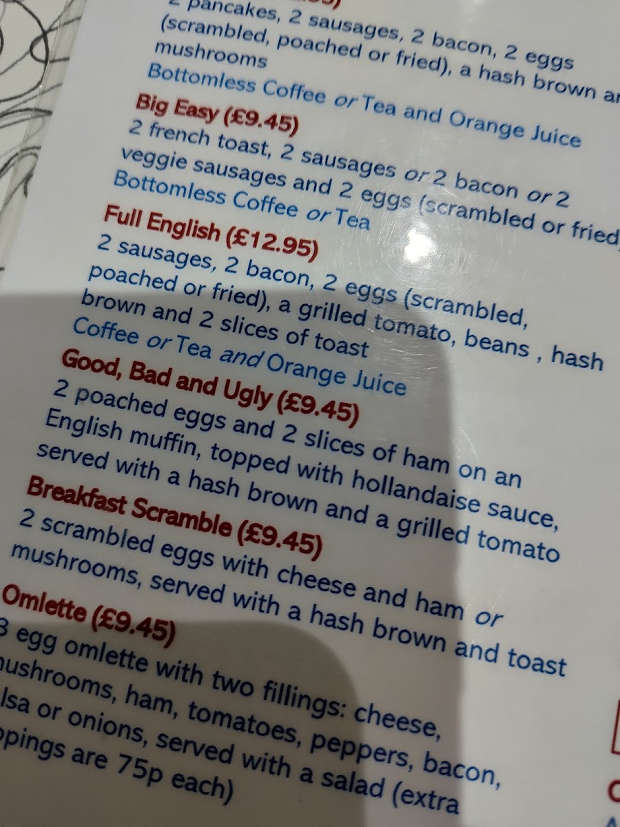 Menu Warsaw Diner-10