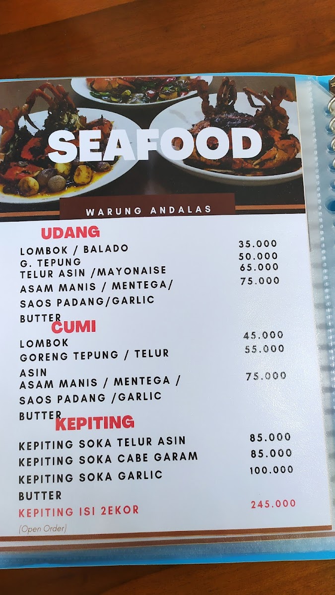 Menu Warung Andalas-2