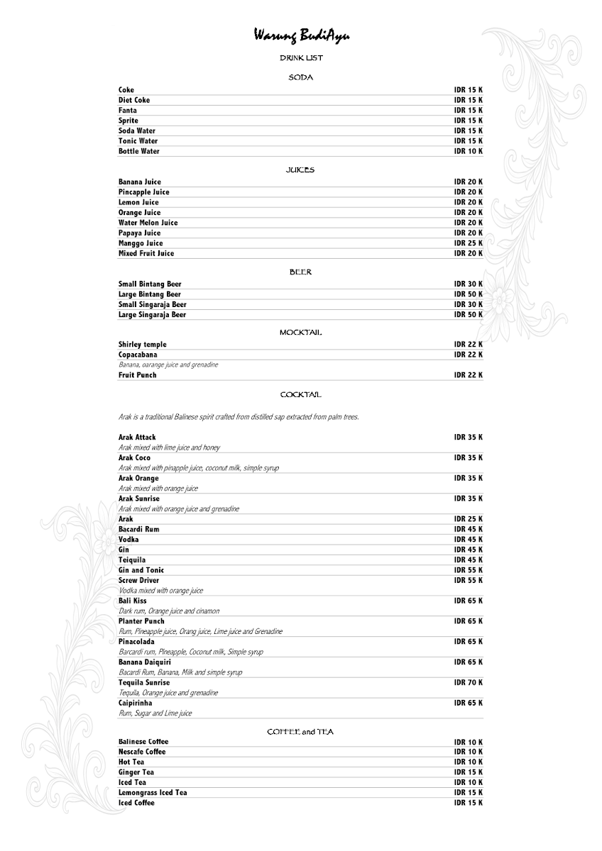 Menu Warung Budiayu-2