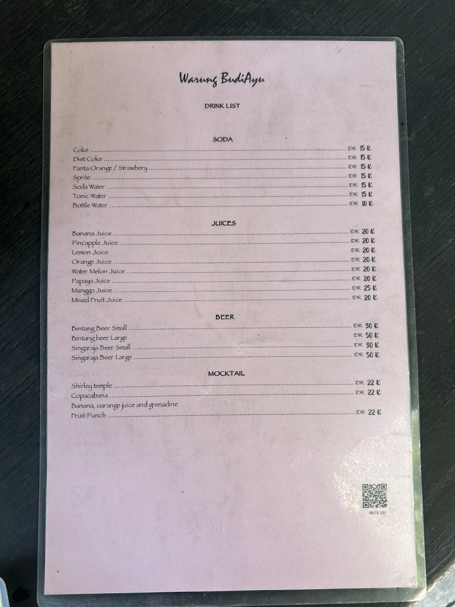 Menu Warung Budiayu-5