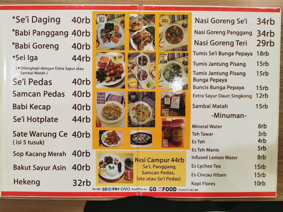 Menu Warung Ce-1